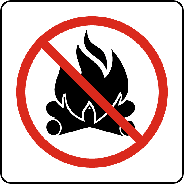 NO BBQ / NO Campfires